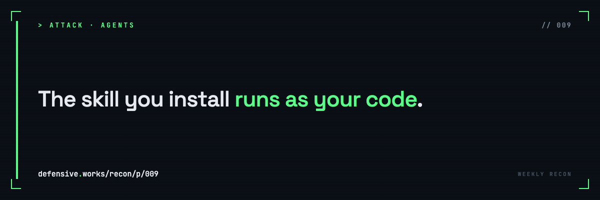Weekly Recon #9: Untrusted by Invitation